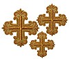 Hand-embroidered crosses - D141