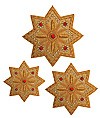 Hand-embroidered crosses - D142
