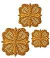 Hand-embroidered crosses - D147