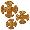 Hand-embroidered crosses - D153
