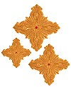 Hand-embroidered crosses - D166