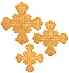 Hand-embroidered crosses - D168