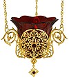 Jewelry hanging vigil lamp - A405