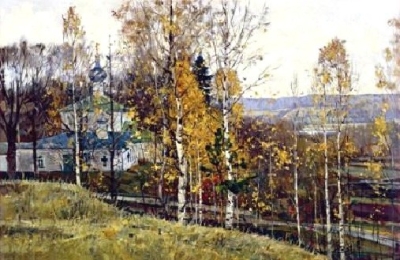 Painting: V.I. Nesterenko "Last leaves"