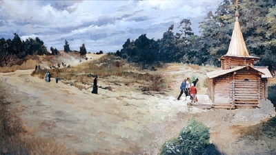 Painting: B. Klementiev "Spring"