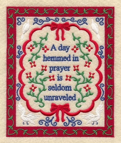 Day Hemmed in Prayer