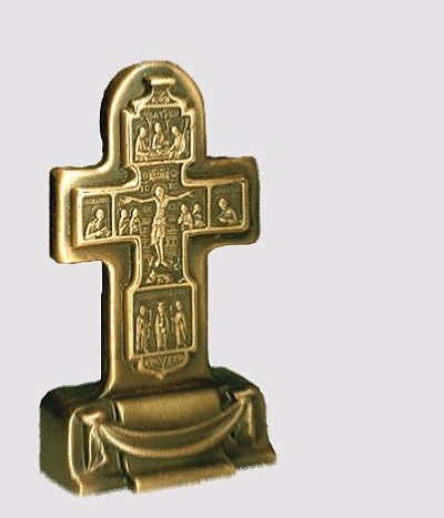 Table candle-stands Cross - A1 (crucifixion)