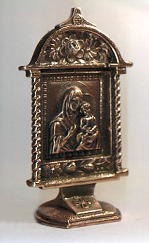 Table candle-stands Theotokos icon-case