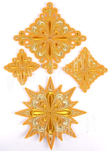 Gorodets cross vestment set