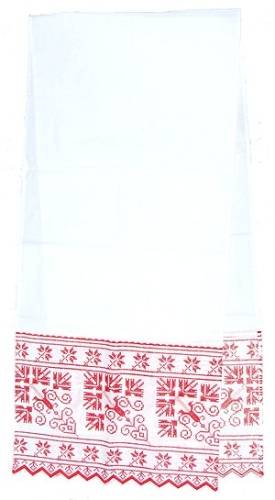 Embroidered roushnik Belorussian Cross