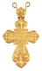 Pectoral chest cross - 285 (gold-gilding, back)