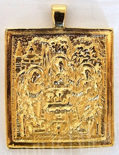 Baptismal medallion: Holy Trinity - 4