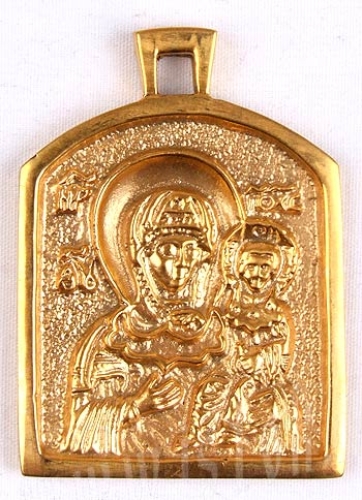 Baptismal medallion: Theotokos