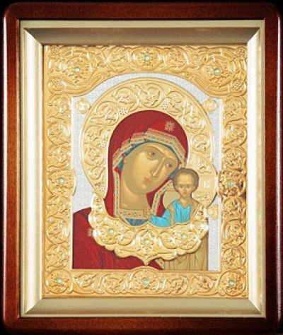 Icon: The Most Holy Theotokos of Kazan' - 3