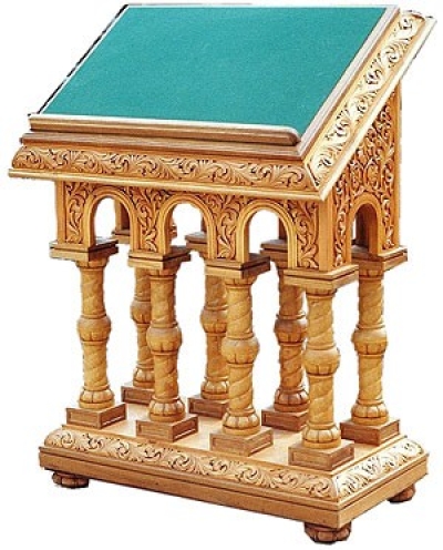 Church lecterns: Double carved lectern - 2