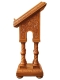 Church lecterns: Apostle carved lectern (side view)