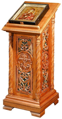 Church lecterns: Lavra carved lectern