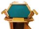 Church lecterns: 4-side kliros carved lectern (top view)