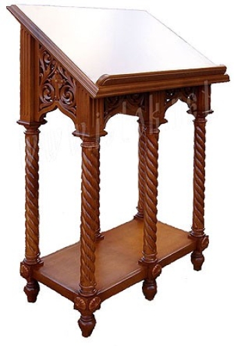 Church lecterns: Greek double carved lectern
