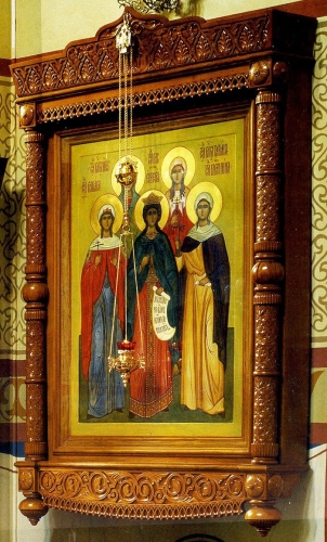 Church kiots: St. Sophia carved icon case (kiot)
