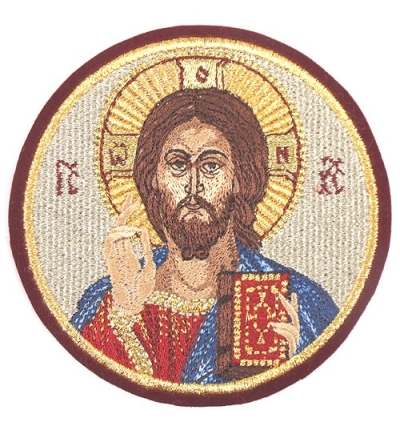 Embroidered icon - Christ the Panthocrator