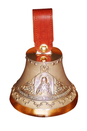 Souvenir bells: Bell with icon of St. Mitrophanius of Voronezh
