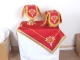 Embroidered chalice covers (veils) - Balaam (red-gold)