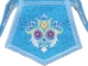 Embroidered chalice covers (veils) - Balaam (cover detail)