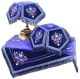 Embroidered chalice covers (veils) - Balaam (violet set)