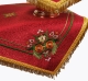Embroidered chalice covers (veils) - Balaam (red-gold, cover detail)