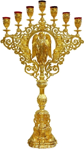Seven-branch altar stand (candelabrum) no.9