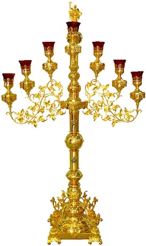 Seven-branch altar stand (candelabrum) no.3