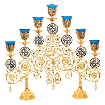 Seven-branch altar stand (candelabrum) no.2a