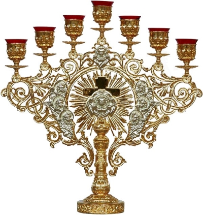 Seven-branch altar stand (candelabrum) no.3a