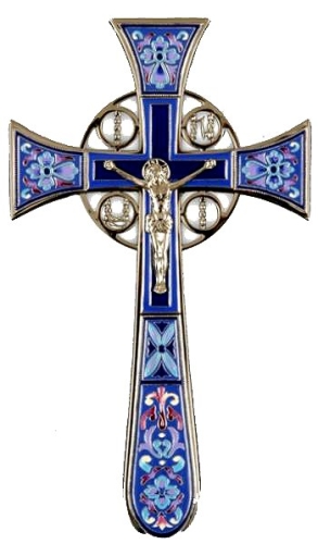 Blessing cross no.4-1 (blue)