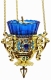 Vigil lamps: Oil lamp no.6 (blue)