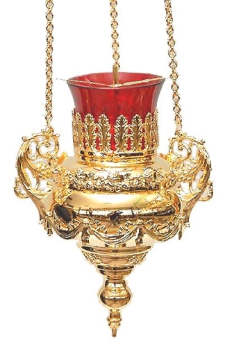 Vigil lamps: Oil lamp no.35 (gold)