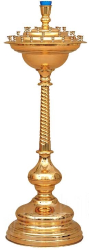 Church floor candle-stands: Candle-stand no.16a (for 44 candles)