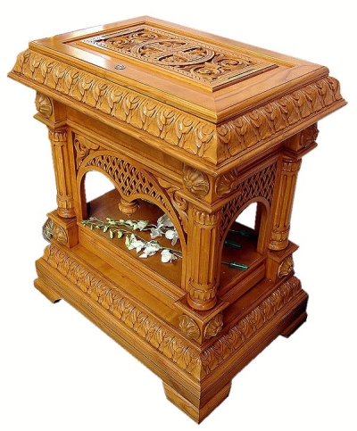 Church furniture: Serpoukhov carved church table
