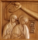 Church furniture: Standing crucifixion - 2 (left side detail)