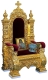 Church furniture: Koursk Bishop throne (left side view)