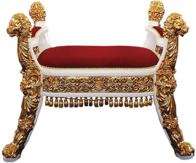 Church furniture: Lion Bishop throne