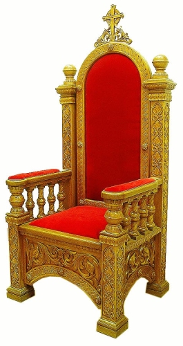 Church furniture: Bishop's throne - 3