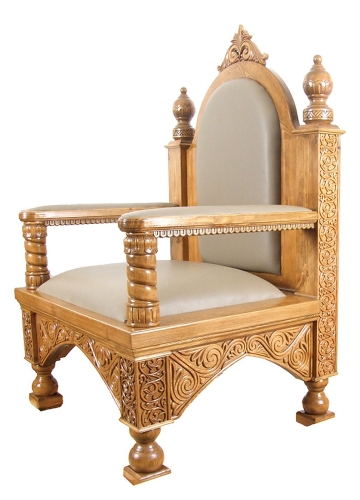 Church furniture: Bishop's throne - 6