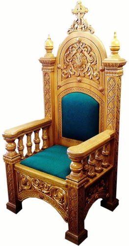 Church furniture: Bishop's throne - 7