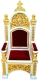 Church furniture: Bishop's throne - 4 (front view)