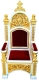 Church furniture: Bishop's throne - 4 (front view)