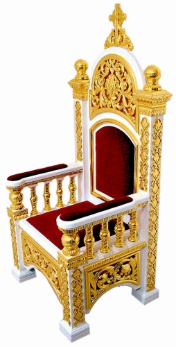 Church furniture: Bishop's throne - 4