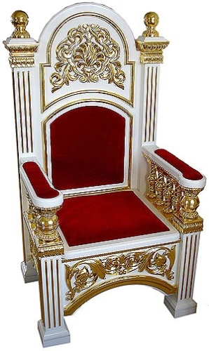 Church furniture: Bishop's throne - 5