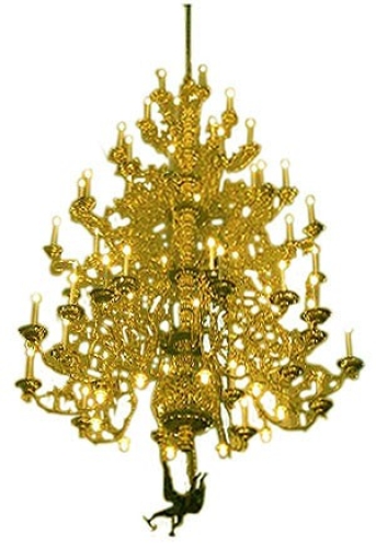 Five-level church chandelier - 1